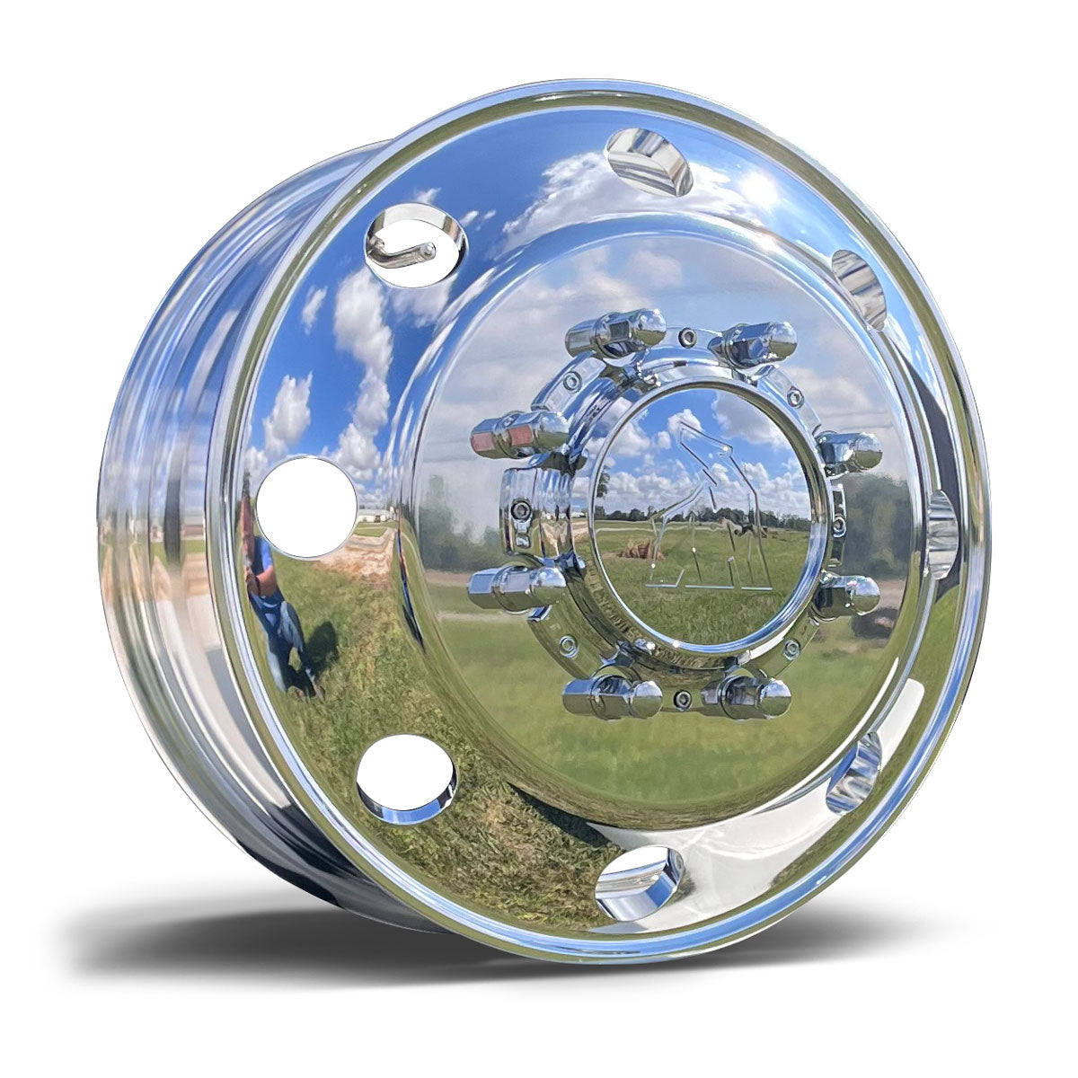 17.0x6.00 Northstar 8x200mm Hub Pilot Mirror Polished Both Sides (Ford F350 DRW 2005-Present) 3