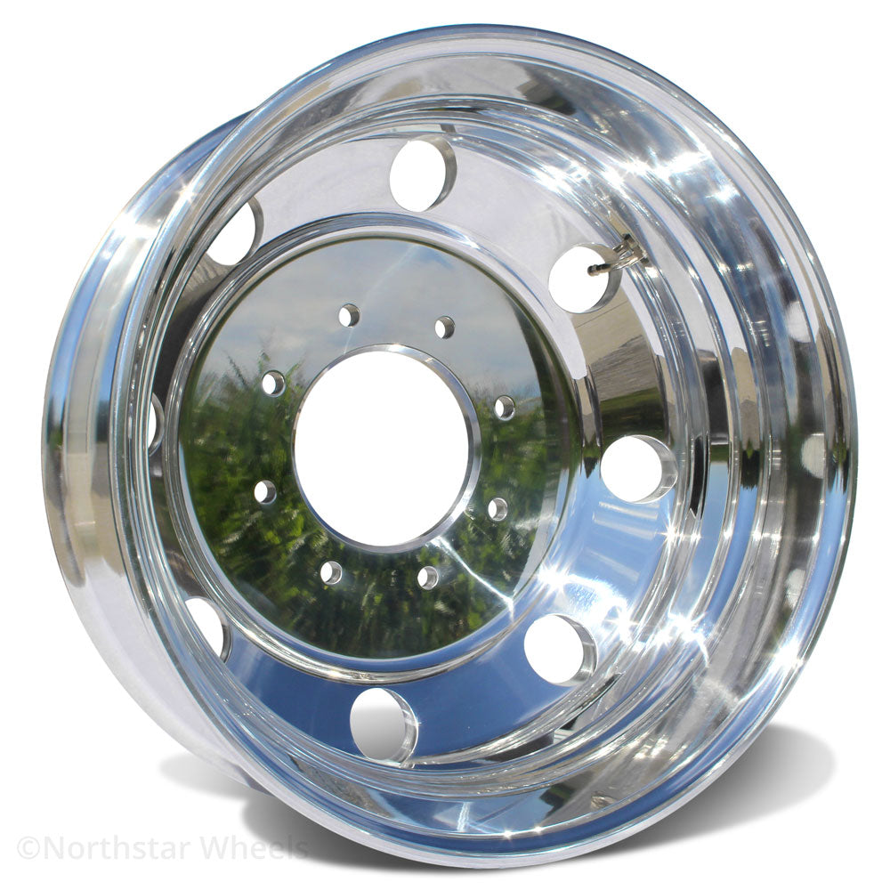 19.5x6.75 Northstar 8x200mm Hub Pilot Mirror Polished Both Sides (Dodge Ram 3500 DRW 2019-Present) 2