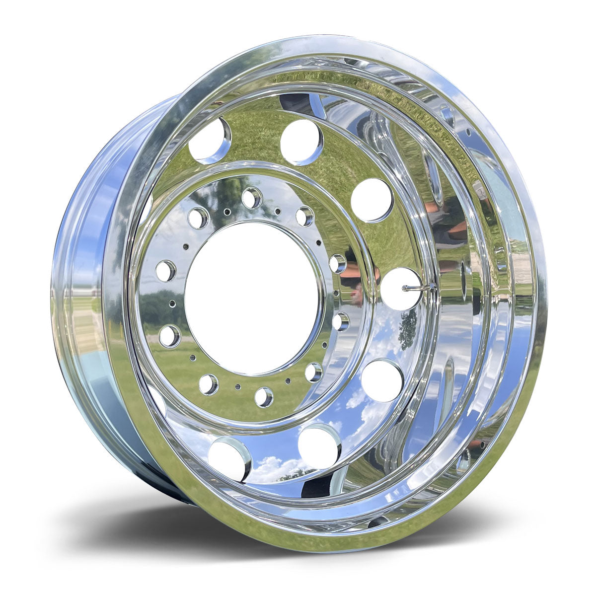 22x8.25 Northstar 10x285mm Hub Pilot Mirror Polish Both Sides 2