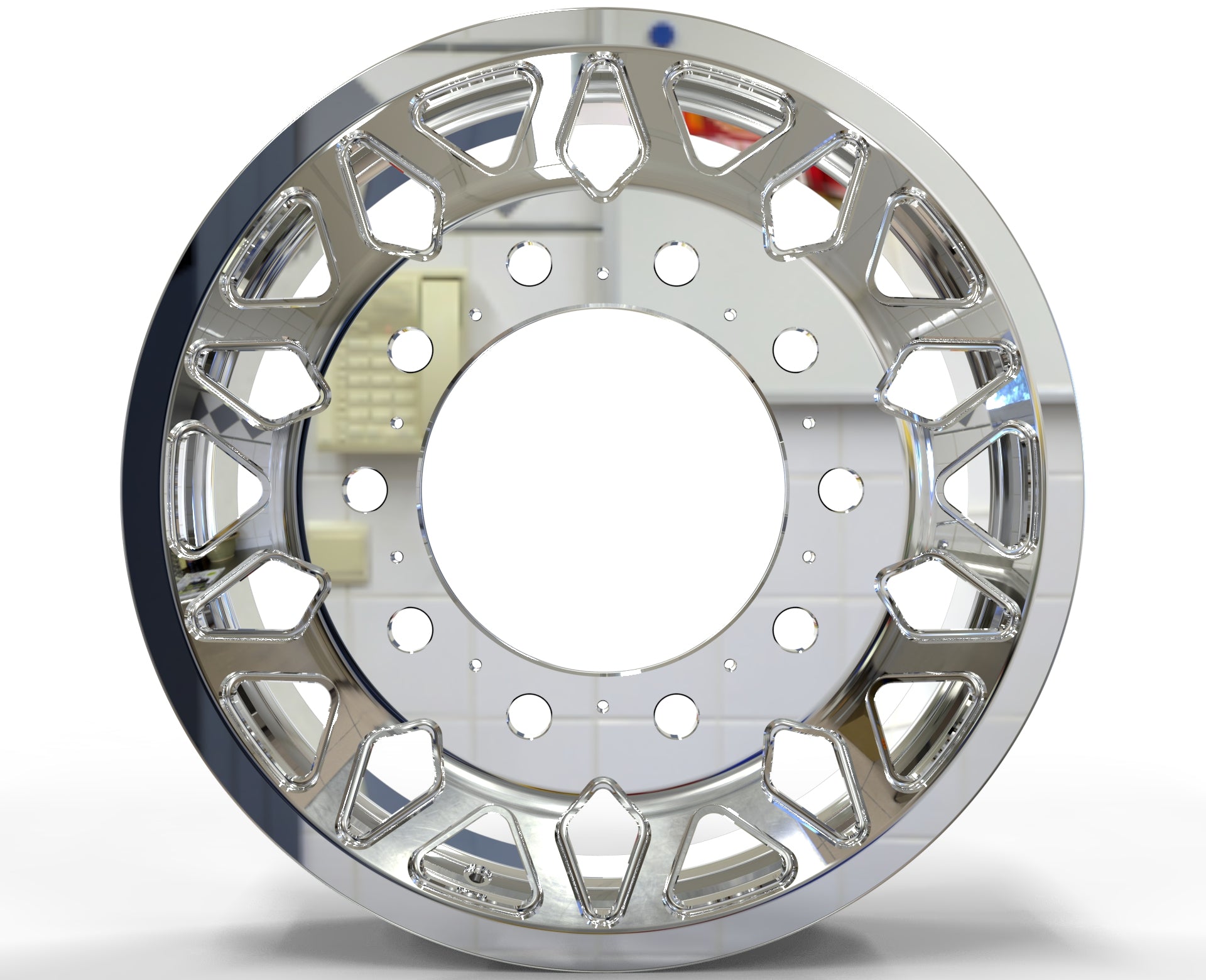 22x8.25 Northstar 10x285mm Hub Pilot Mirror Polish Both Sides (Big Bang) 2