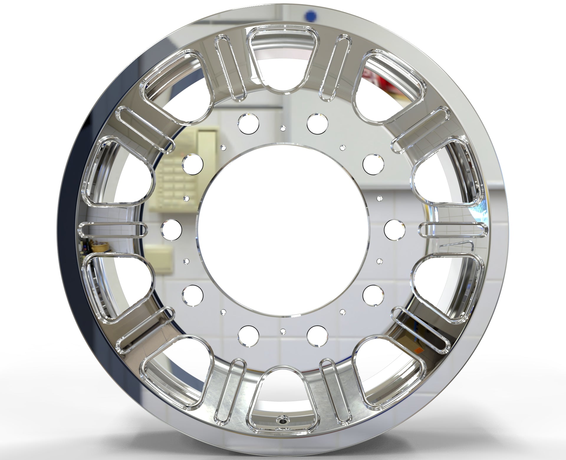 22x8.25 Northstar 10x285mm Hub Pilot Mirror Polish Both Sides (Polaris) 3