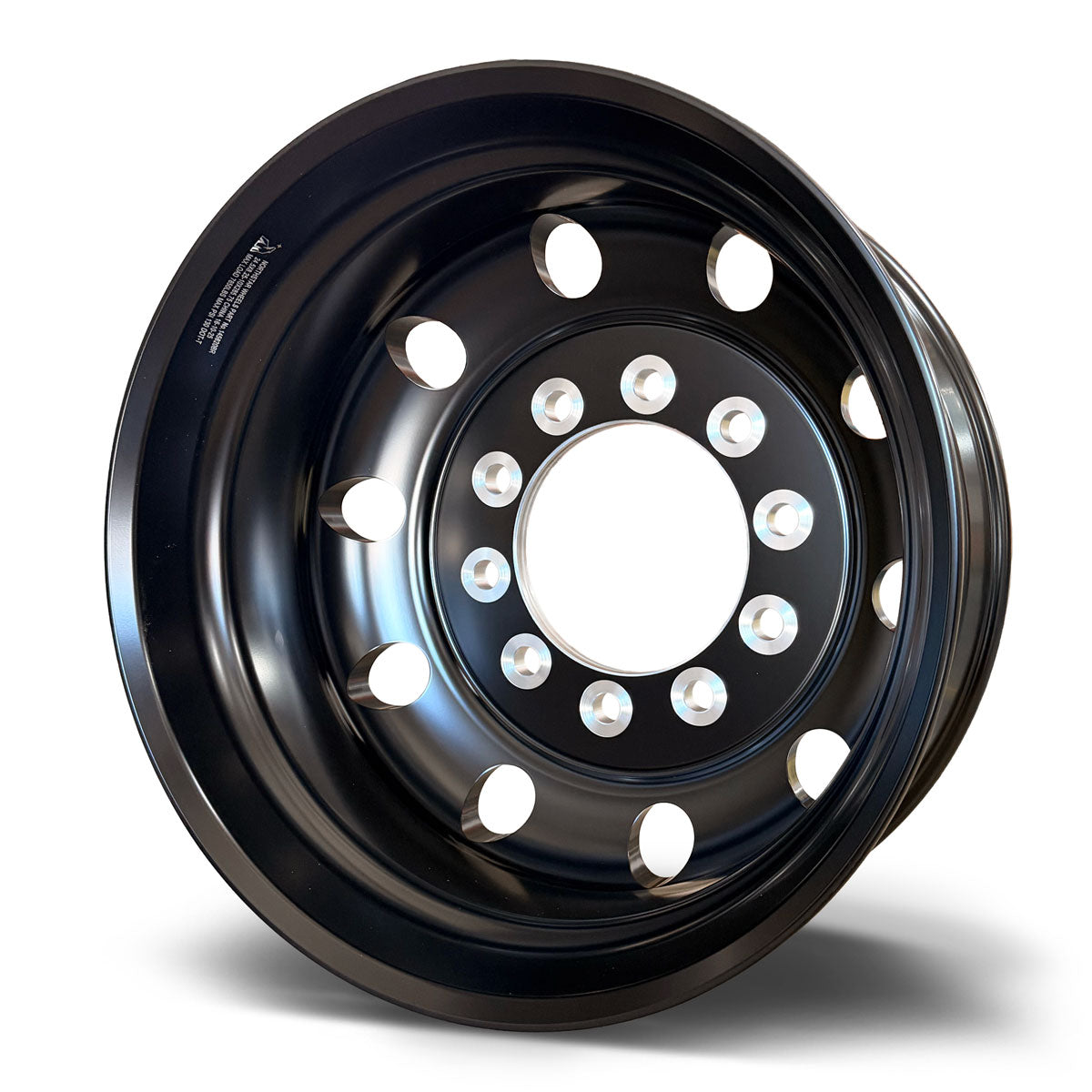 24.5x8.25 NORTHSTAR 10X285MM HUB PILOT "LUNAR" SATIN BLACK REAR