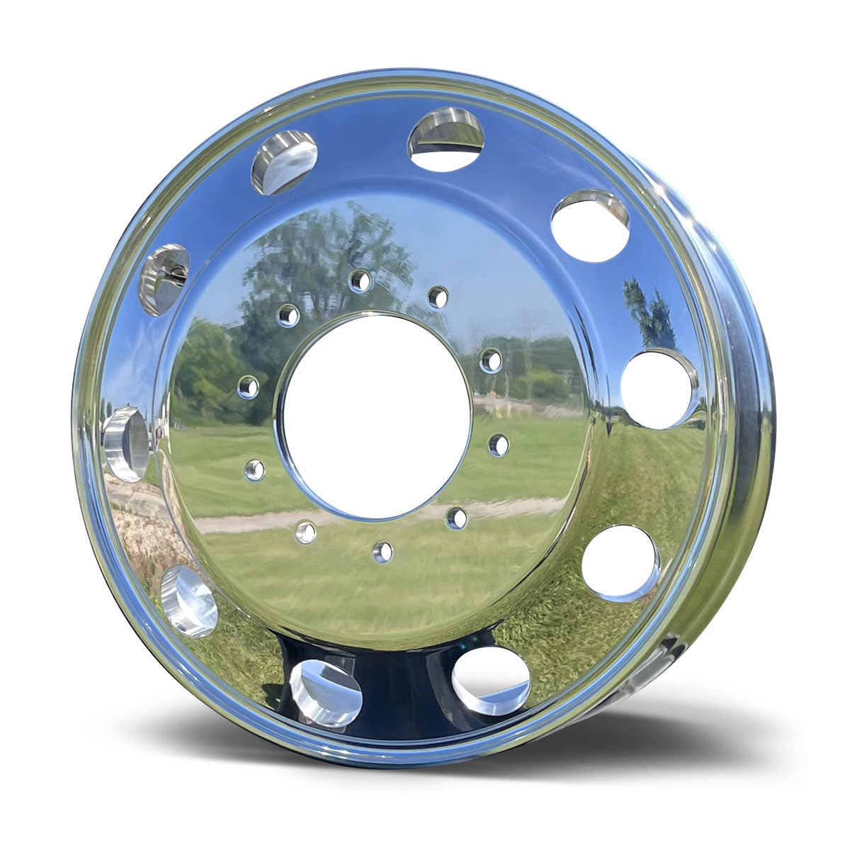 22.5” x 6.75” Northstar 10x225mm High Polished Aluminum Wheel